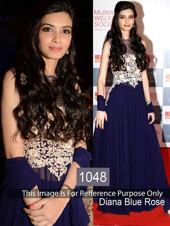 Diana Blue Rose Salwar Suit