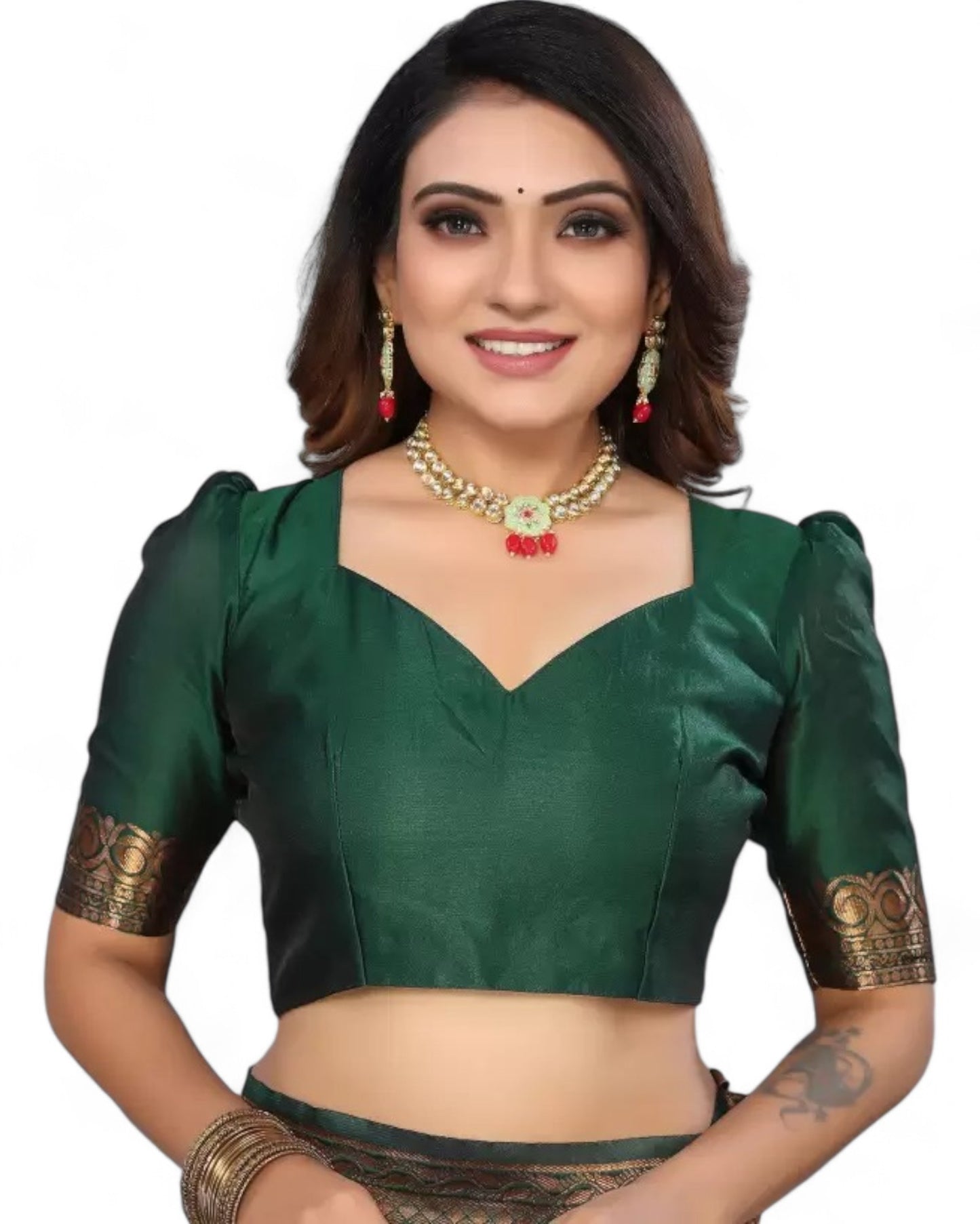 Green lichi silk rich pallu jacquard work wedding saree