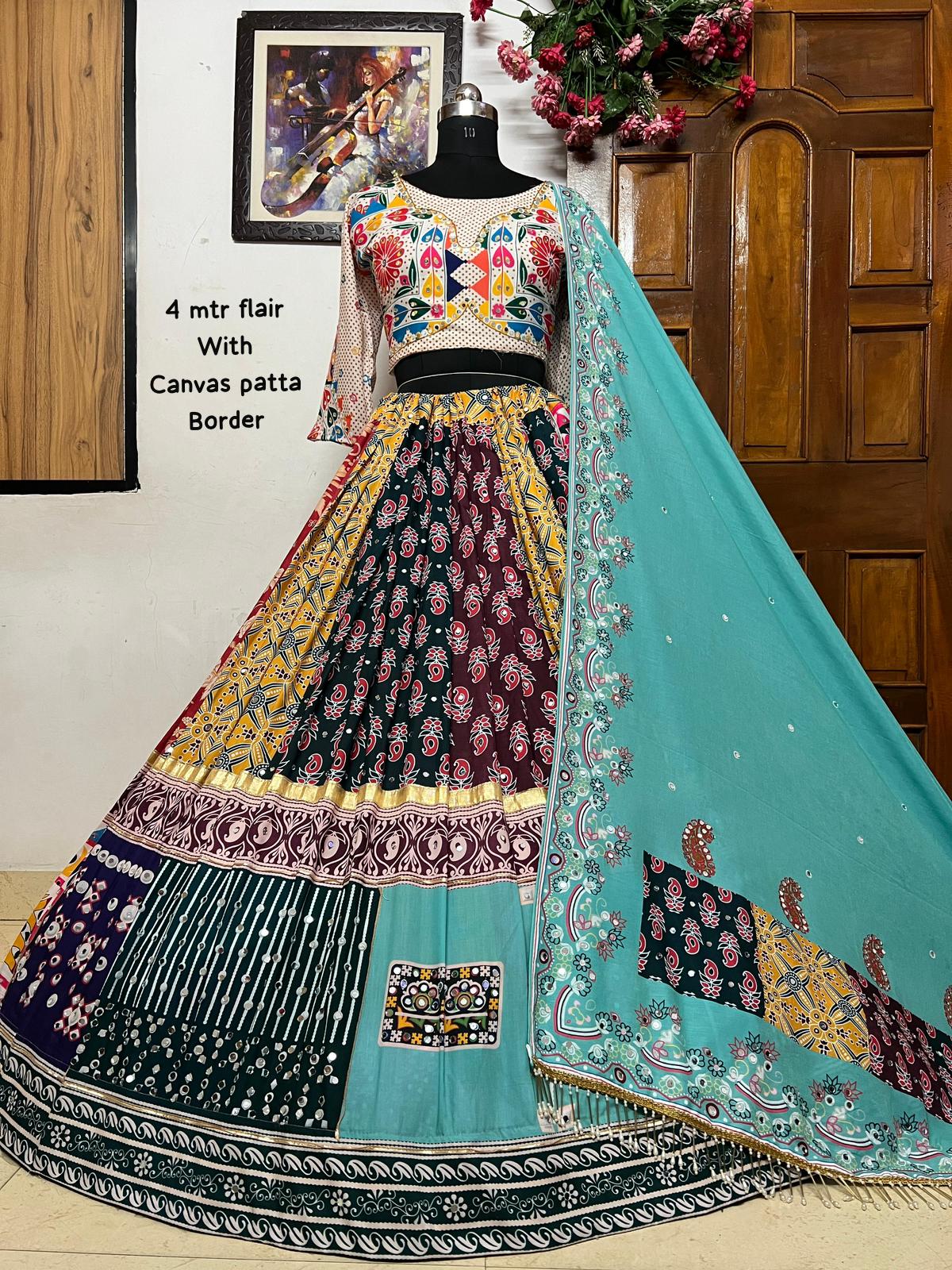 Jhanvi kapoor navratri lehenga chaniya choli