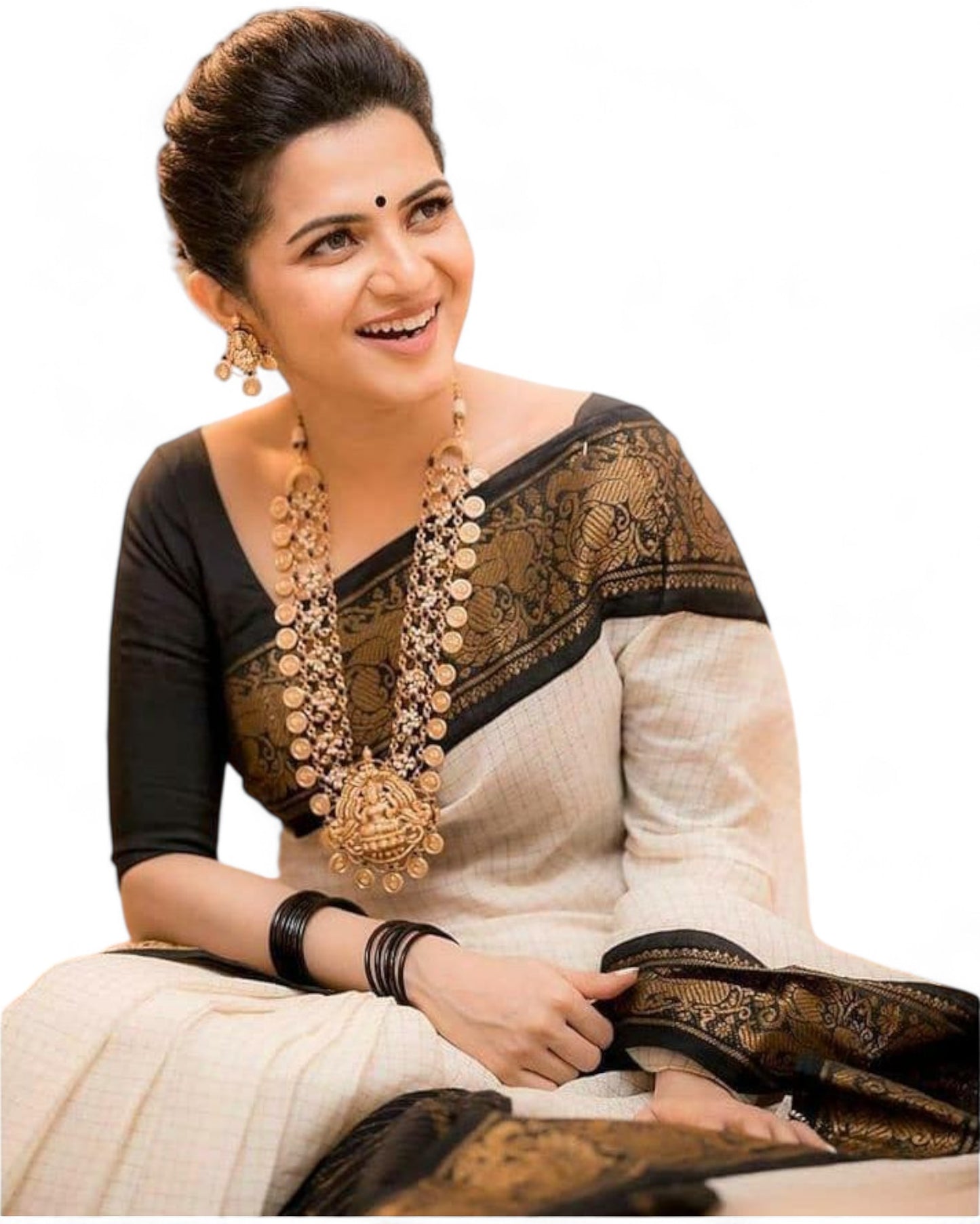 Soft Lichi Silk Saree with Rich Pallu & Jacquard Work