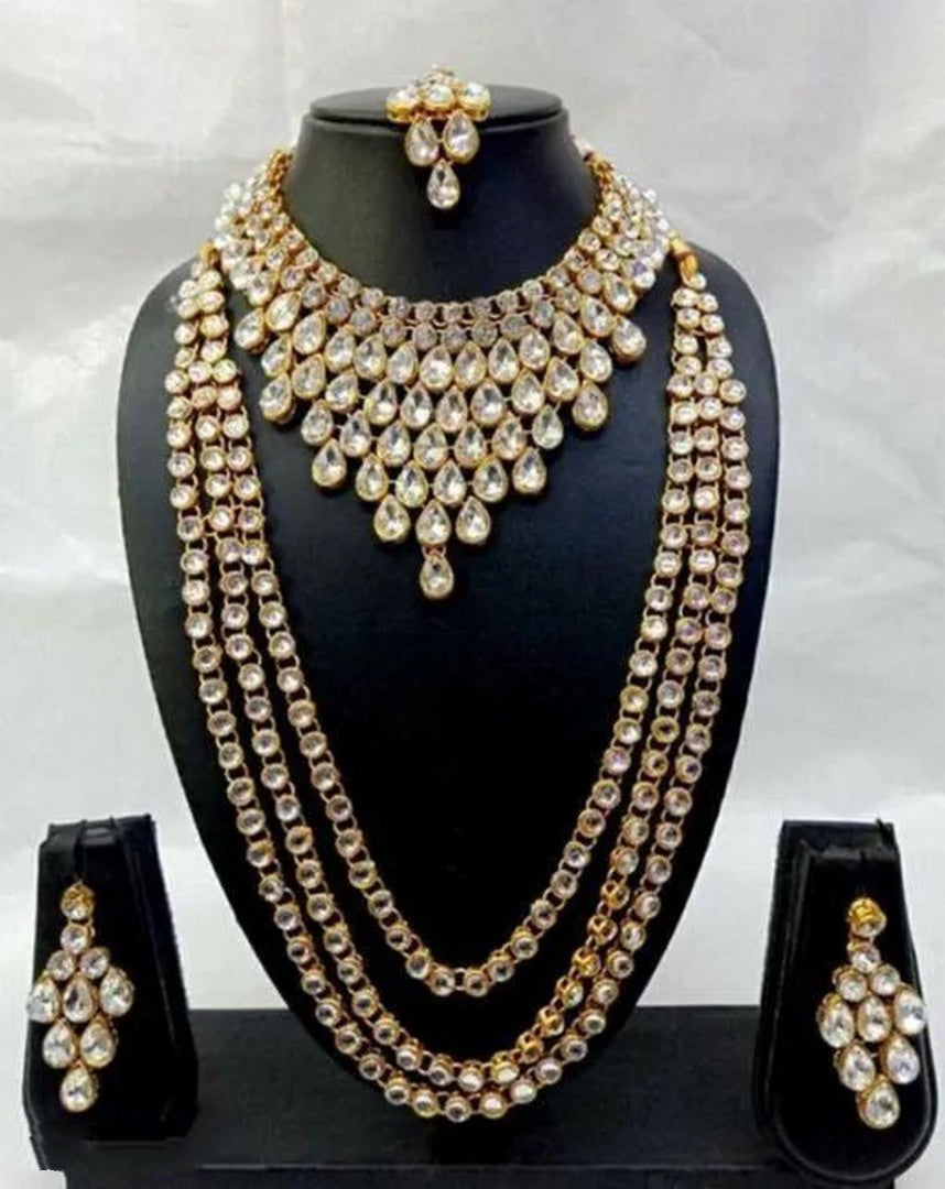 Alloy Gold Plated Jewellery Set