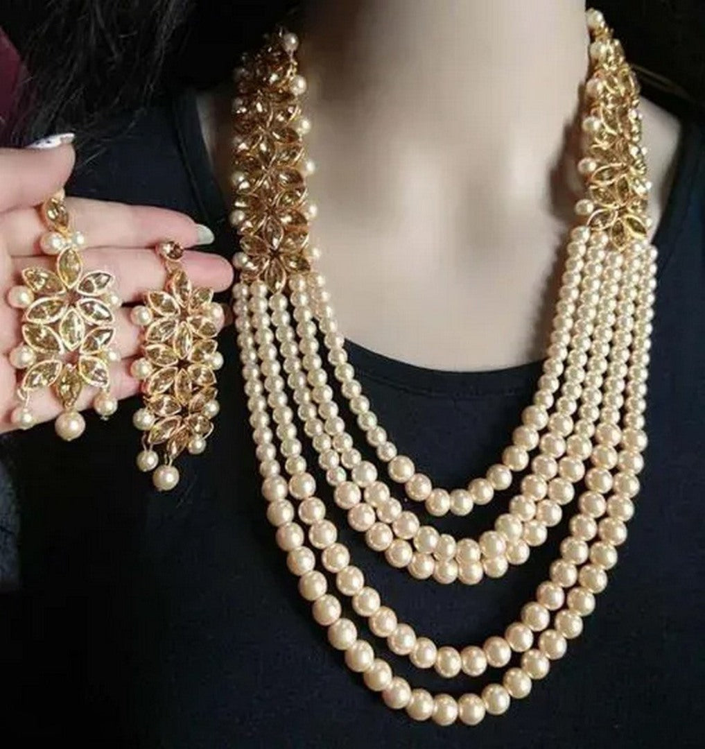 Alloy Gold Plated Jewellery Set
