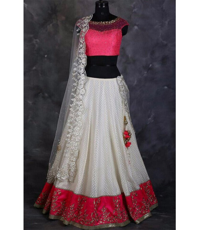 Angel boutique gorgeous white lehenga