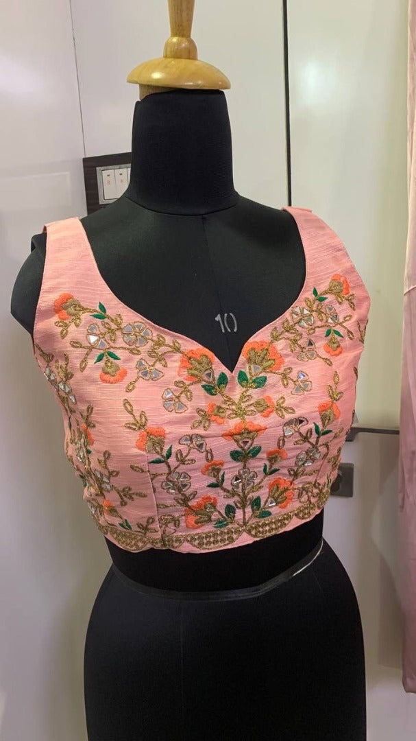 baby pink bollywood style plazzo salwar suit with printed shrug