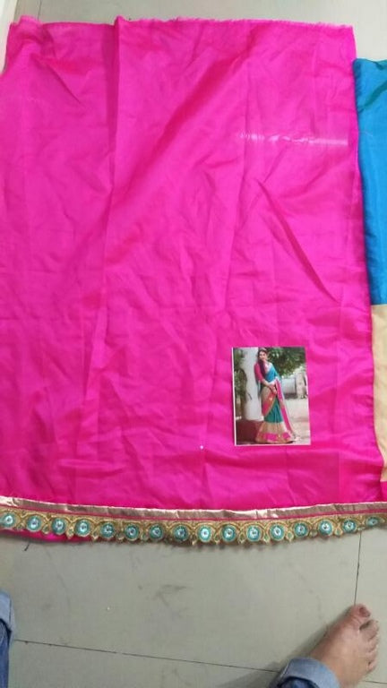 Beauitufl multicolor embroidered wedding saree