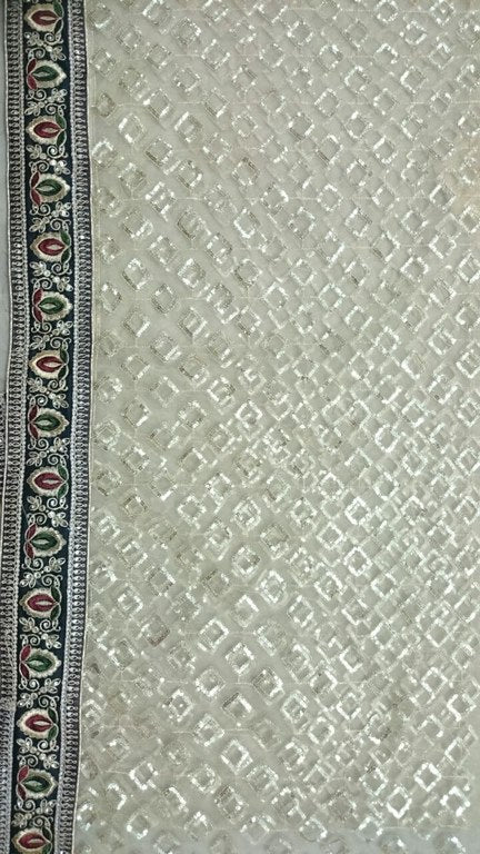 Beautiful bollywood style embroidered stylist saree