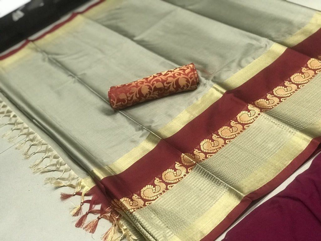 Beautiful cotton silk multicolor sarees