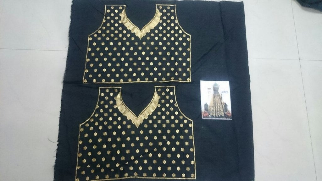 Beautiful designer heavy embroidered black bridal lehenga