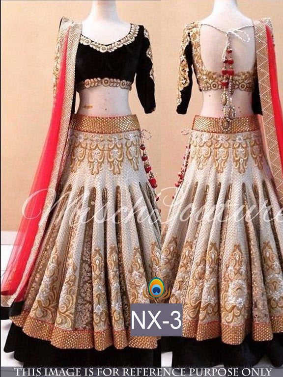 Beautiful look wedding embroidered lehenga