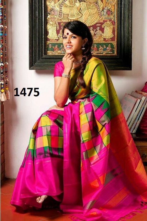 Beautiful Multicolor Printed Festival Saree