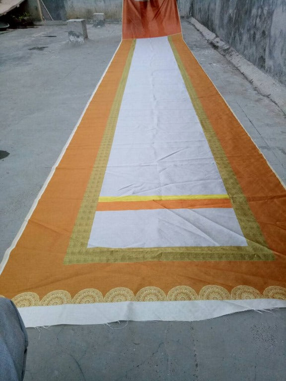 Beautiful Multicolor Printed Festival Saree