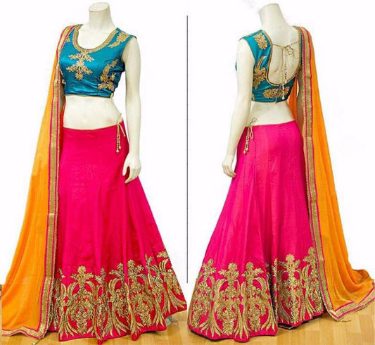 Beautiful Pinak embroidered Wedding lehenga