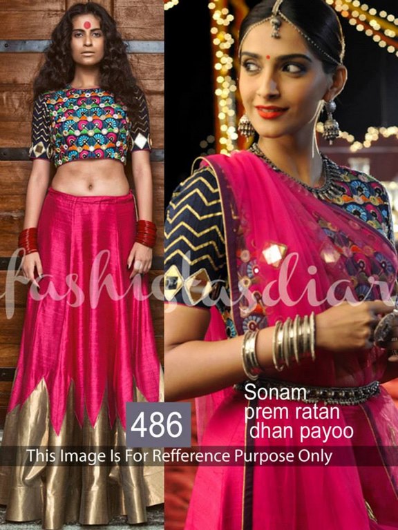 Beautiful pink threadwork festival pink lehenga
