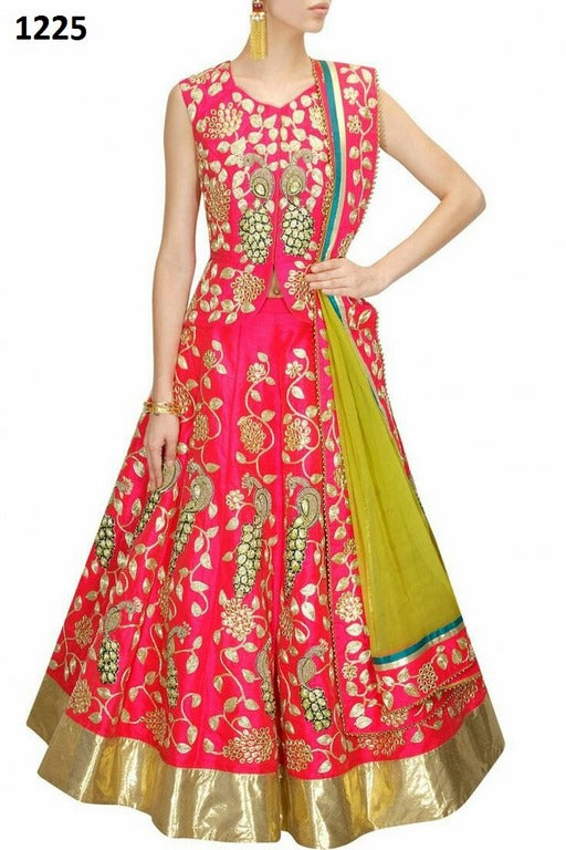 Beautiful Red embroidered Wedding lehenga