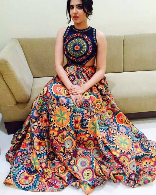 Bollywood style beautiful multicolor stylist lehenga