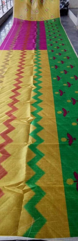 Fabulous Multicolor Printed Wedding Saree