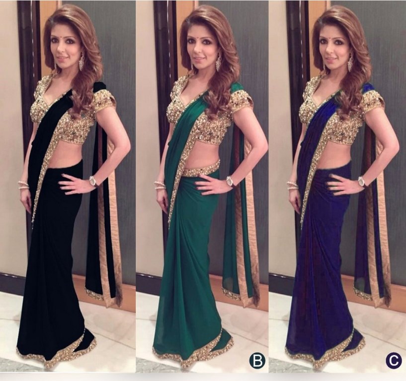Gorgeous partywear saree