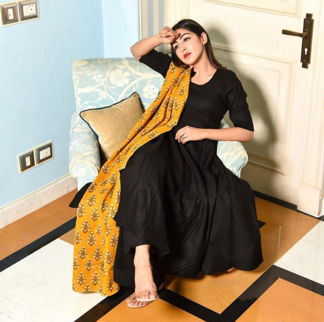 heavy reyon cotton casual wear kurti