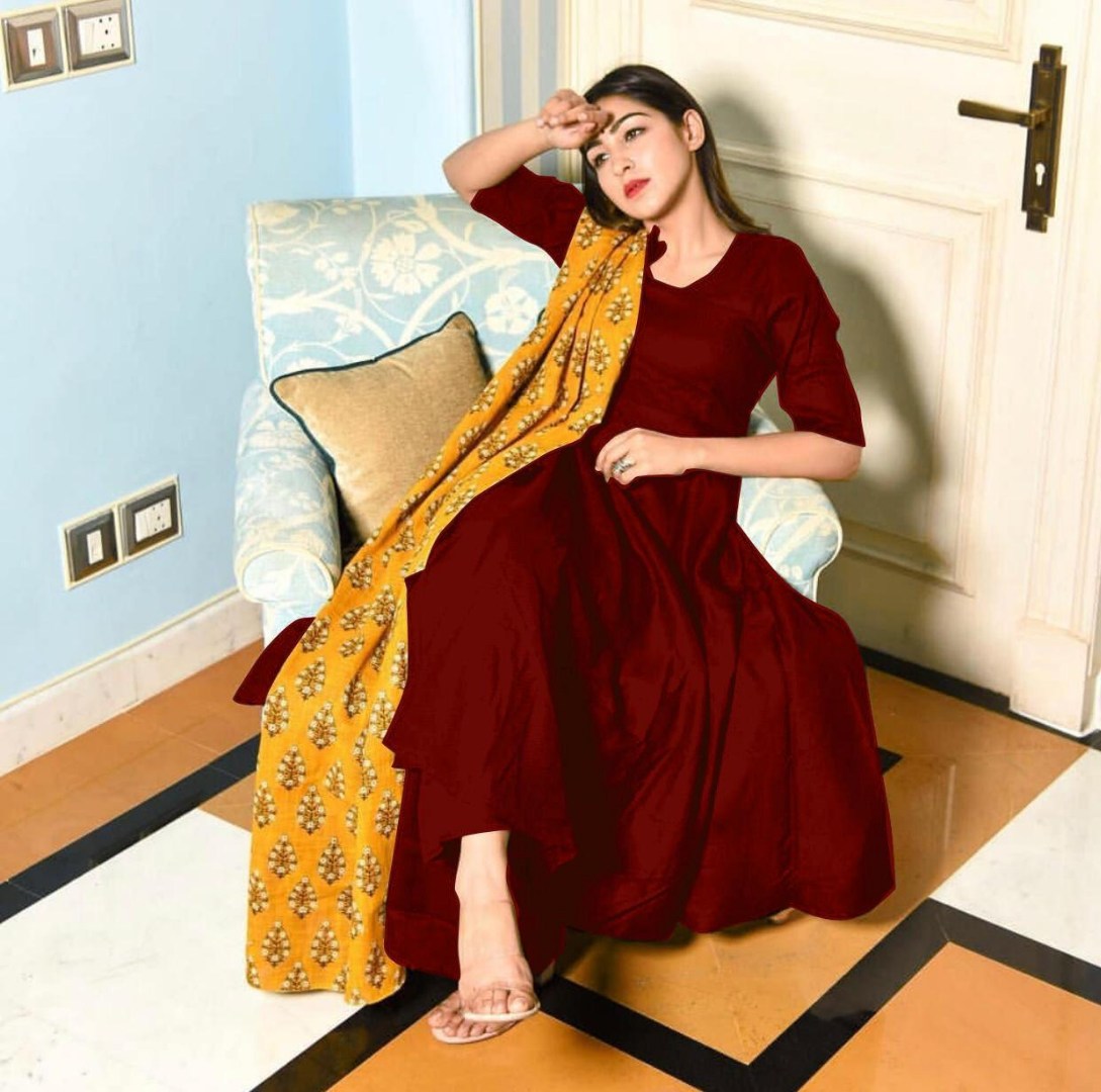 heavy reyon cotton casual wear kurti