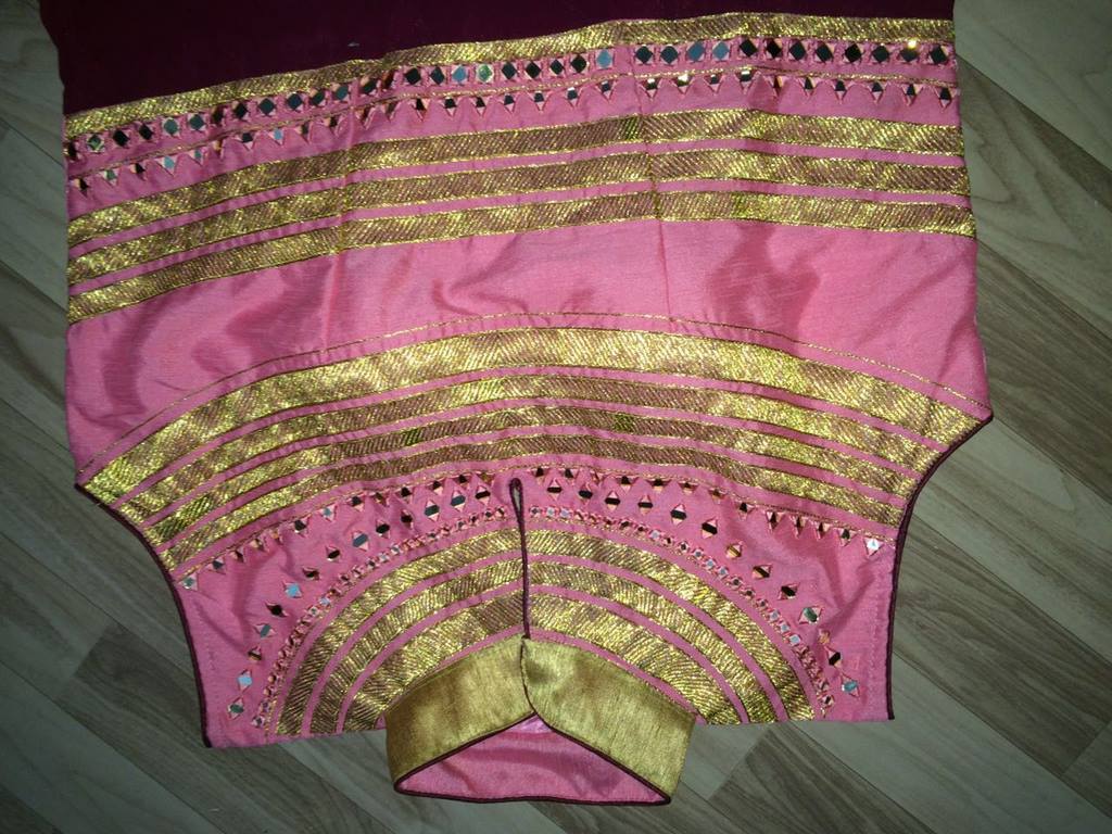 kg fashion beautiful trendy maroon and pink suit