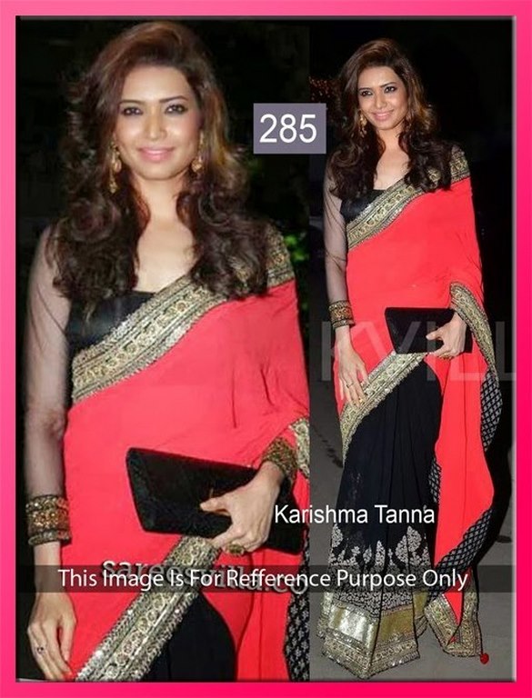 krishma tanna pink saree