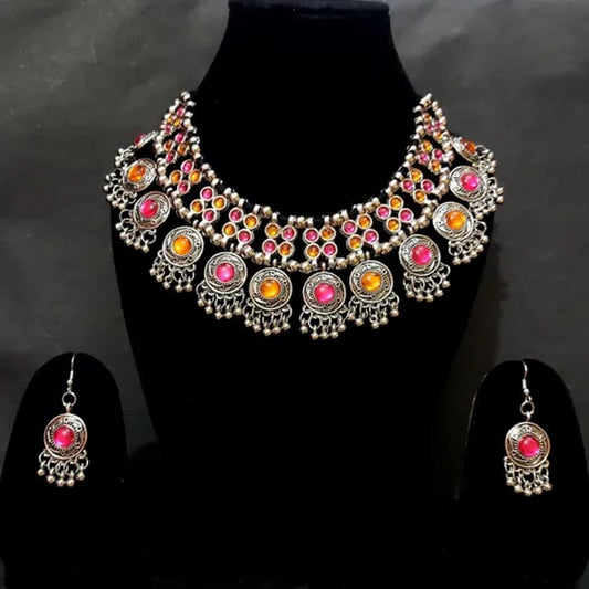Oxidised Silver Jewelry Set
