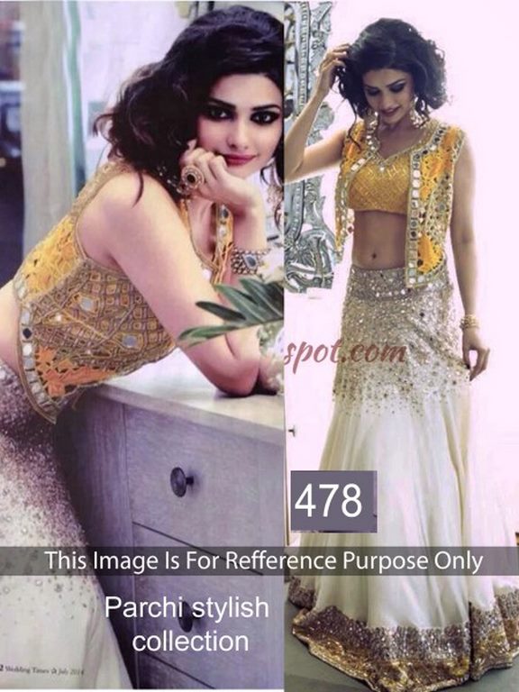 Prachi stylist yellow lehenga