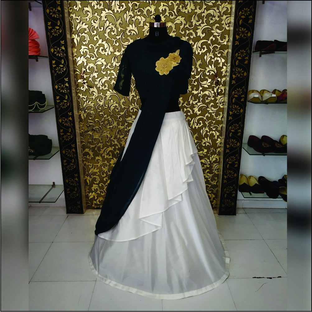 Red tapeta silk beautiful partywear lehenga