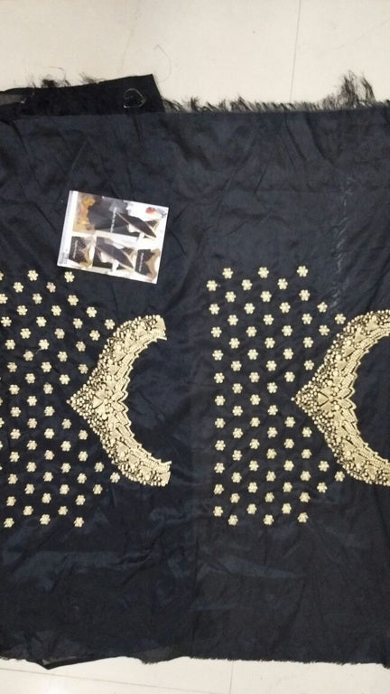 Stylist Black embroidered Ceremonial Saree