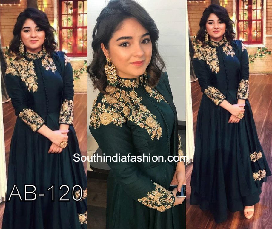 Stylist Black embroidered Party wear Gown