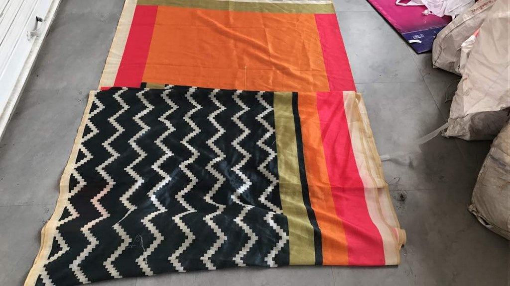 Stylist Black Printed Ceremonial Saree