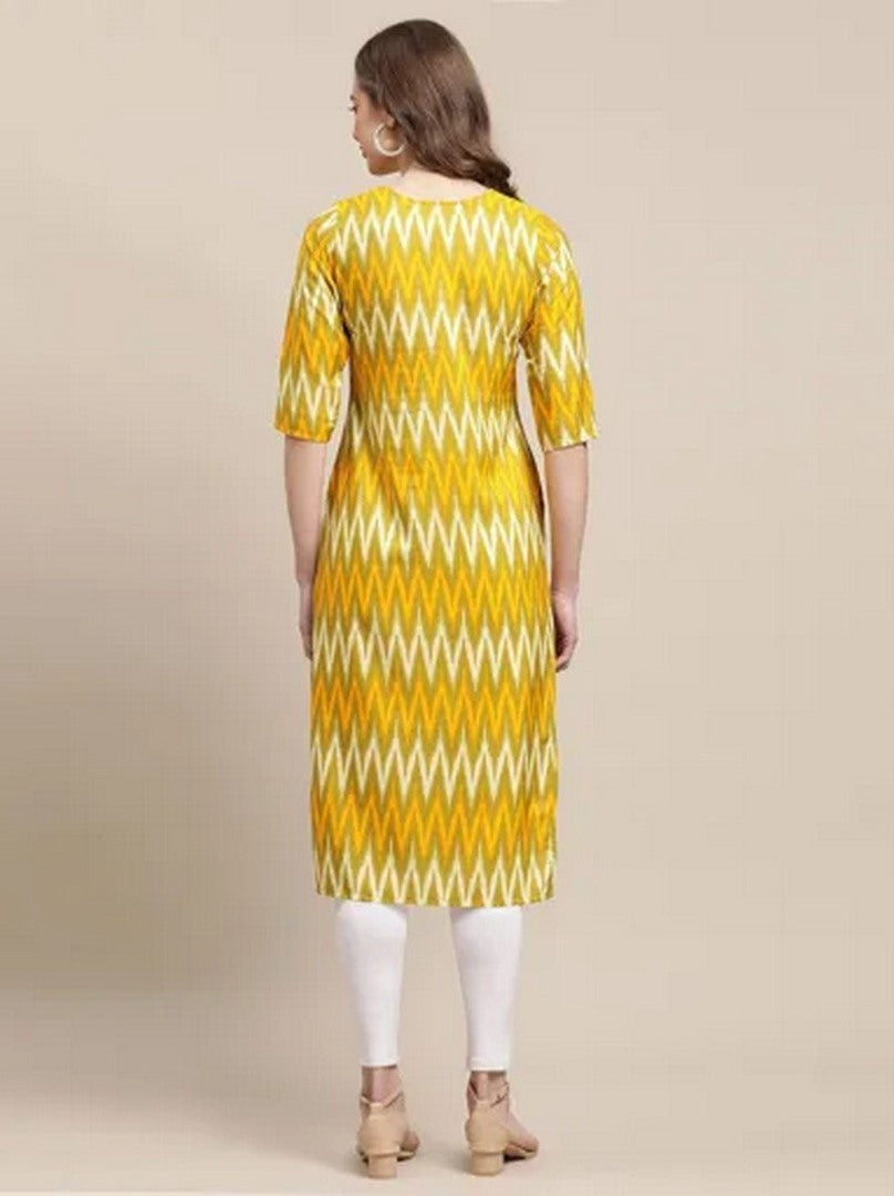 Stylist multicolor cerepe combo of 2 daily wear kurtis