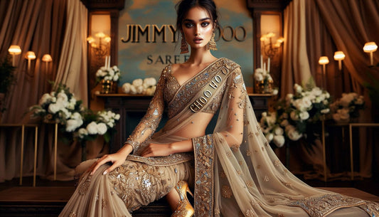 Jimmy Choo Saree A Fusion of Elegance and Luxury