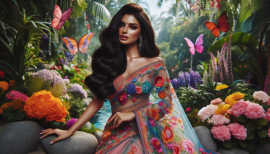 The Elegance of Organza Sarees A Timeless Fashion Statement