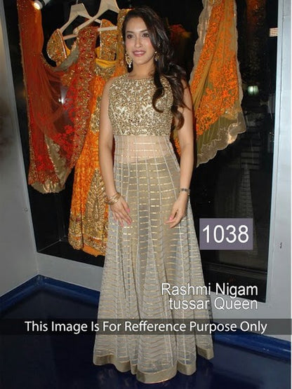 Rashmi nigam tussar queen Anarkali suit