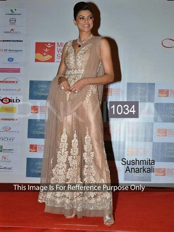 SUSMITA CREAM ANARKALI SUIT