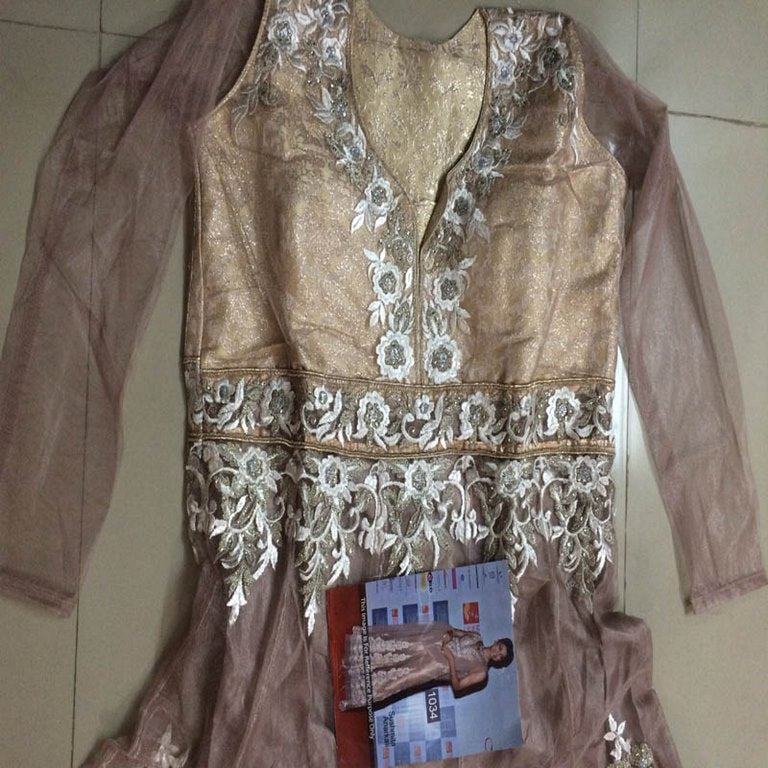 SUSMITA CREAM ANARKALI SUIT