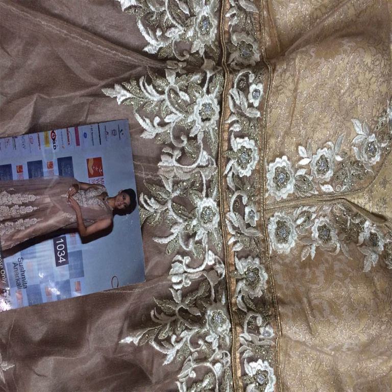 SUSMITA CREAM ANARKALI SUIT