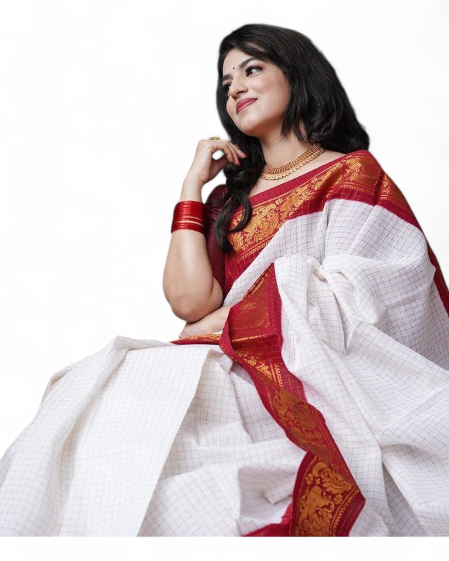 Soft Lichi Silk Saree with Rich Pallu & Jacquard Work
