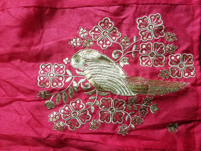 Stylist Pink embroidered Ceremonial lehenga