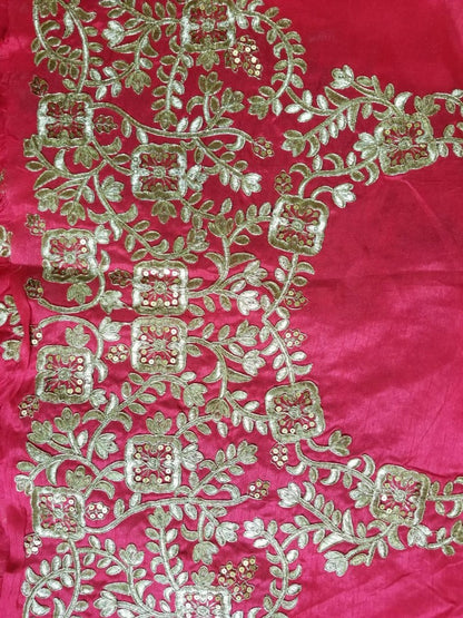 Stylist Pink embroidered Ceremonial lehenga