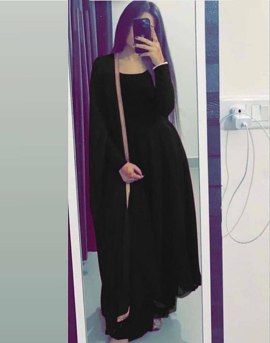 Georgette stylist anarkali suit