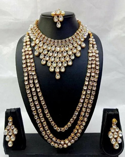 Alloy Gold Plated Jewellery Set