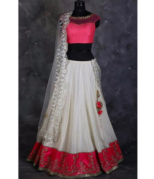 Angel boutique gorgeous white lehenga