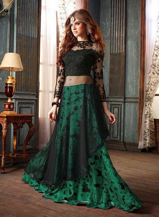 Angel boutique stylist multicolor printed lehenga