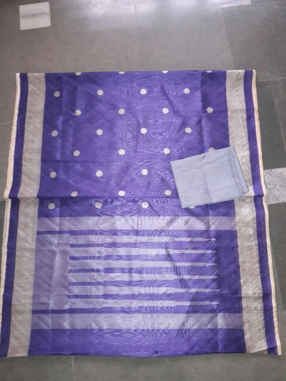Beautiful Blue Printed Wedding Saree