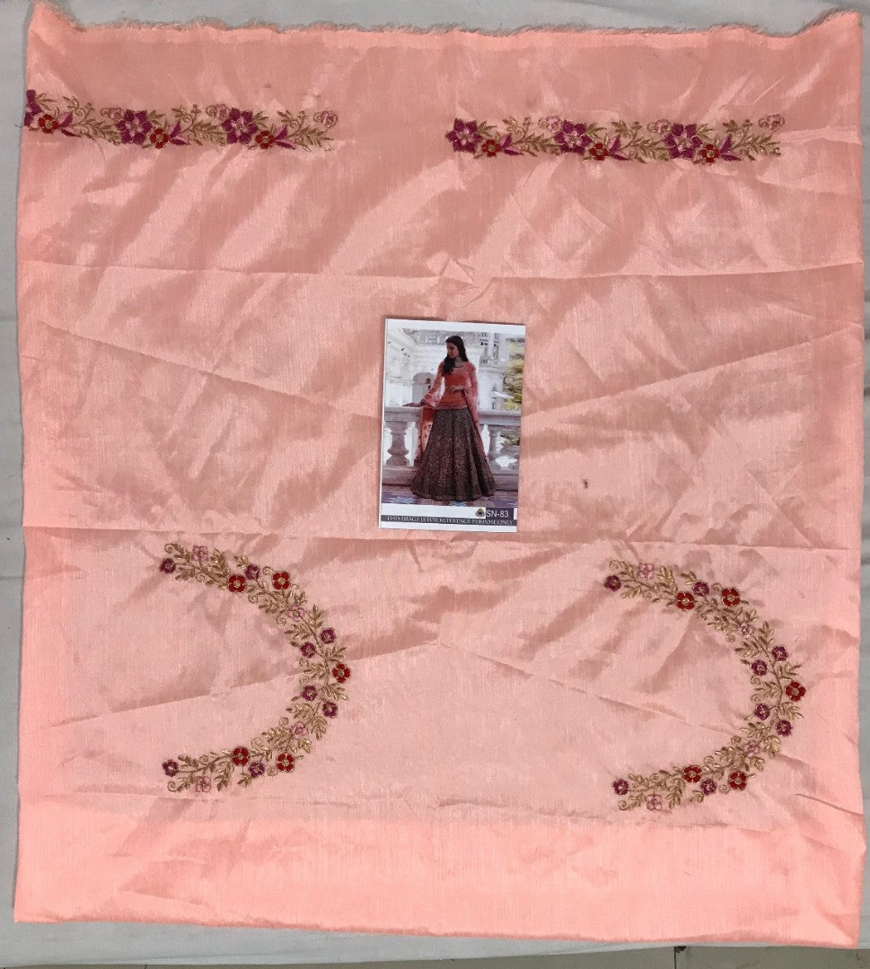 Beautiful heavy embroidered blue bridal wedding lehenga