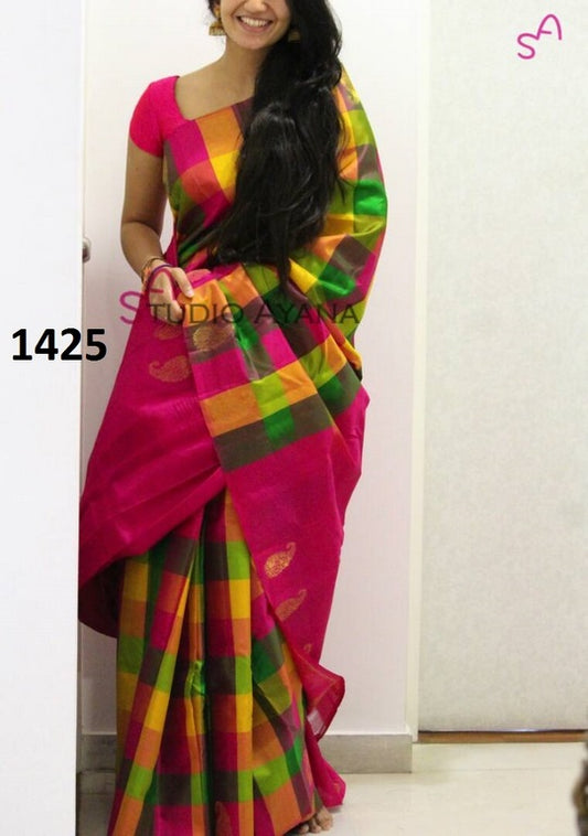 Beautiful Multicolor Printed Ceremonial Saree