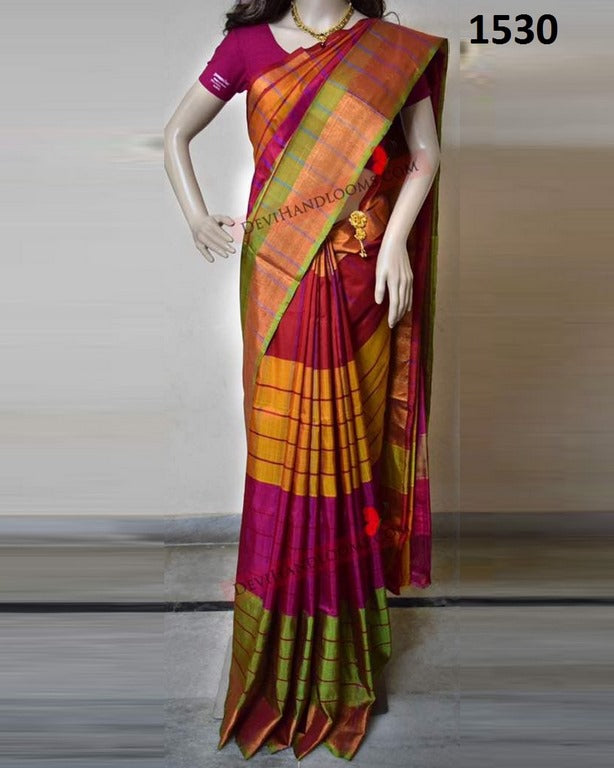 Beautiful Multicolor Printed Ceremonial Saree