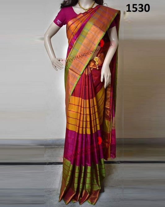 Beautiful Multicolor Printed Ceremonial Saree
